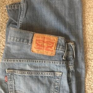 Levi's Men's Light Blue Relaxed Jeans 569 32x34